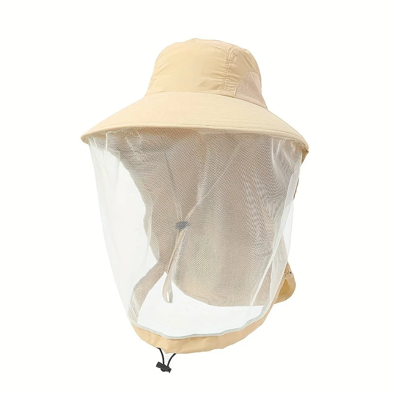UV Protection Hat with Face Mask