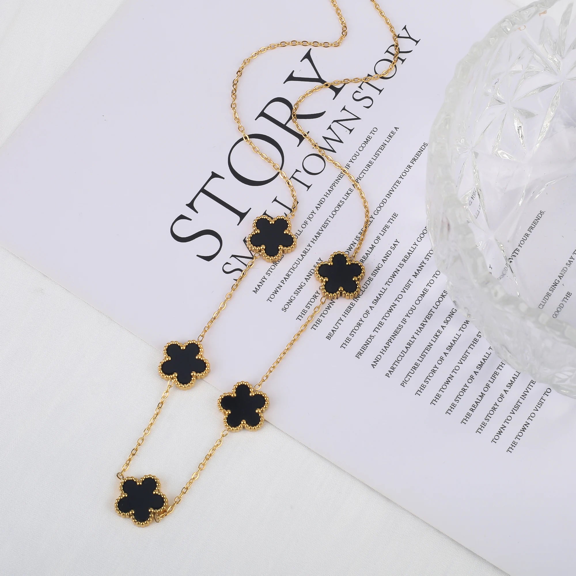 Five-Leaf Laser Petal Bracelet