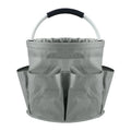 17L Portable Garden Tool Storage Basket Large Capacity Multiple Pocket Folding Basket Outdoor Picnic Hand Basket Beach Bag