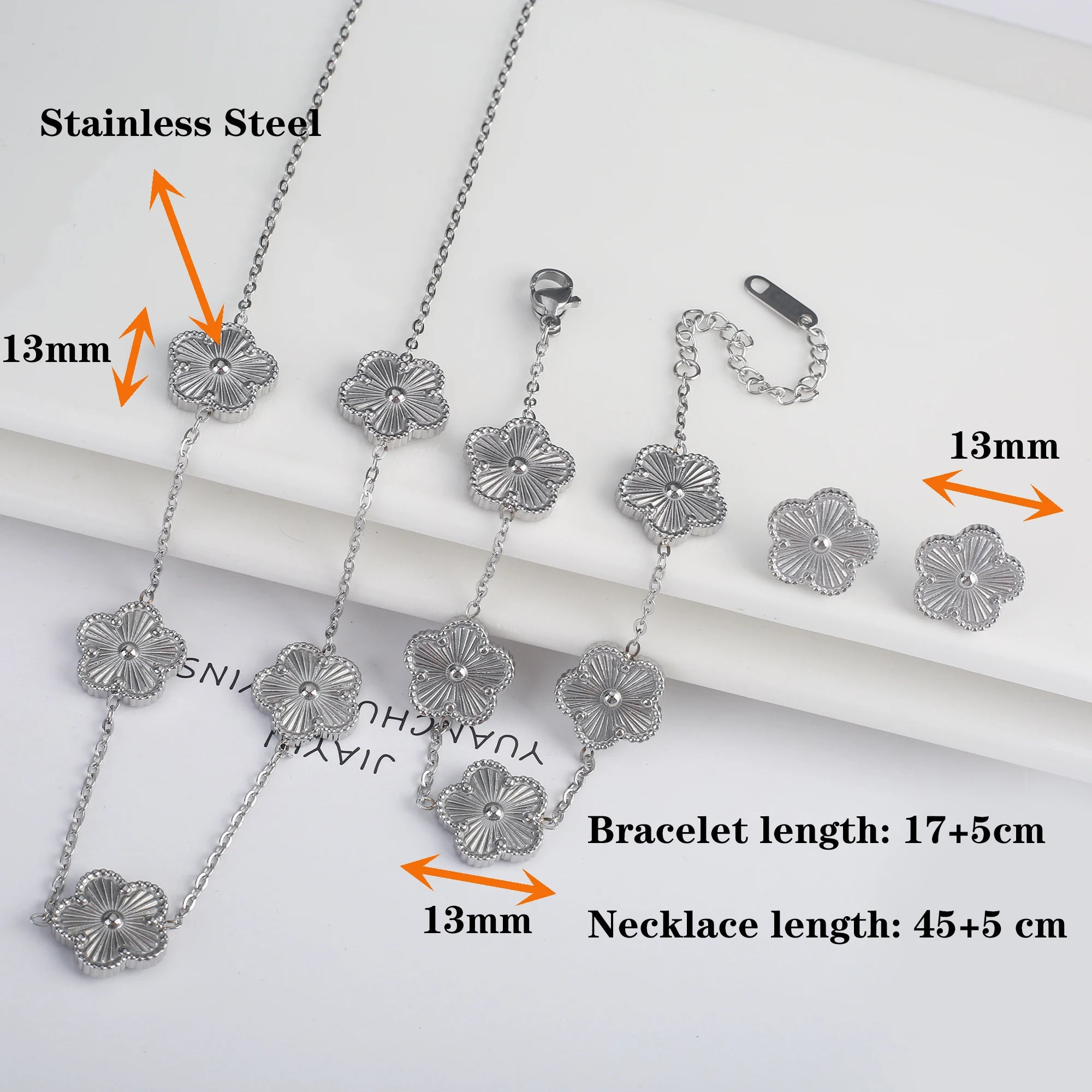 Five-Leaf Laser Petal Bracelet