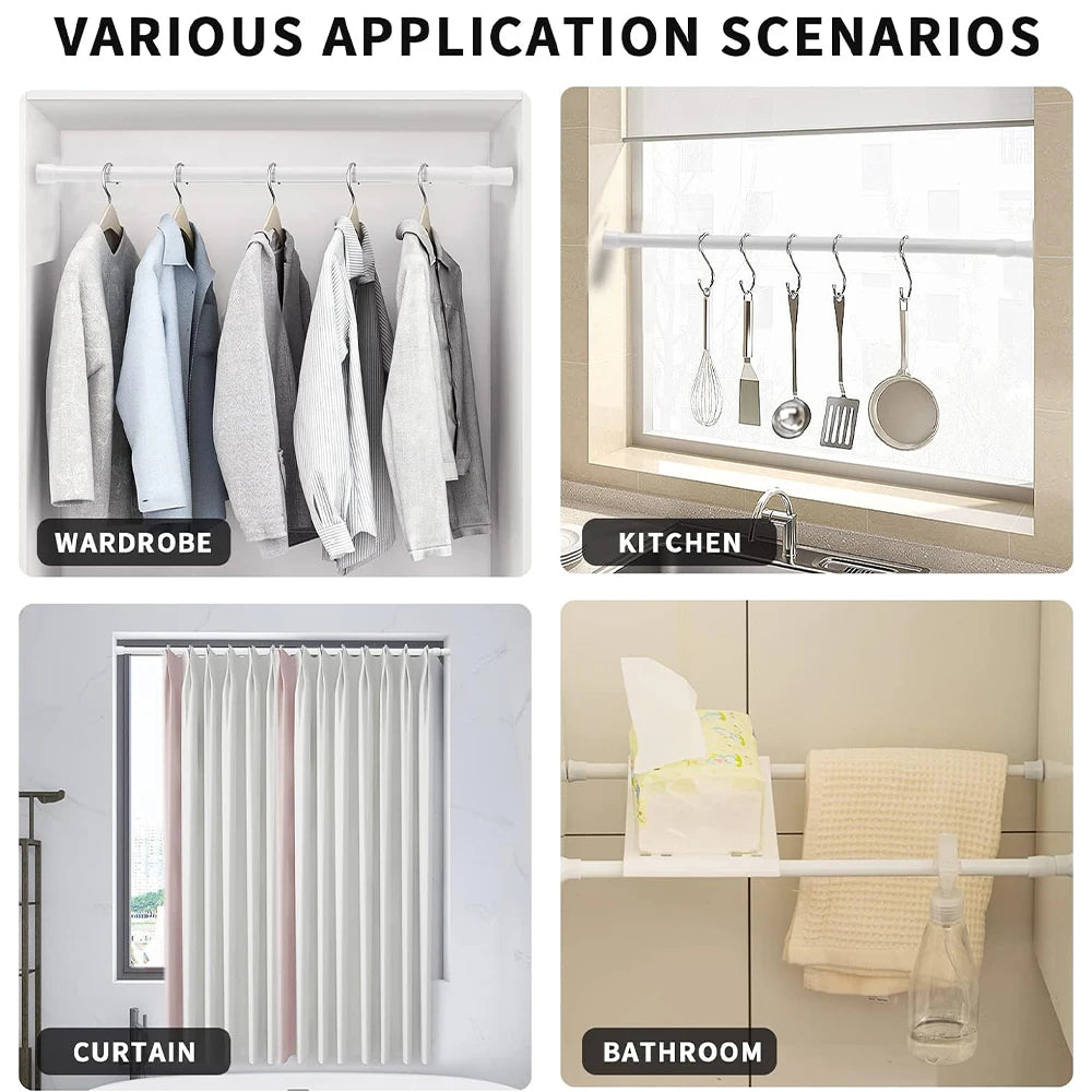 Expandable Spring Loaded Curtain Rod