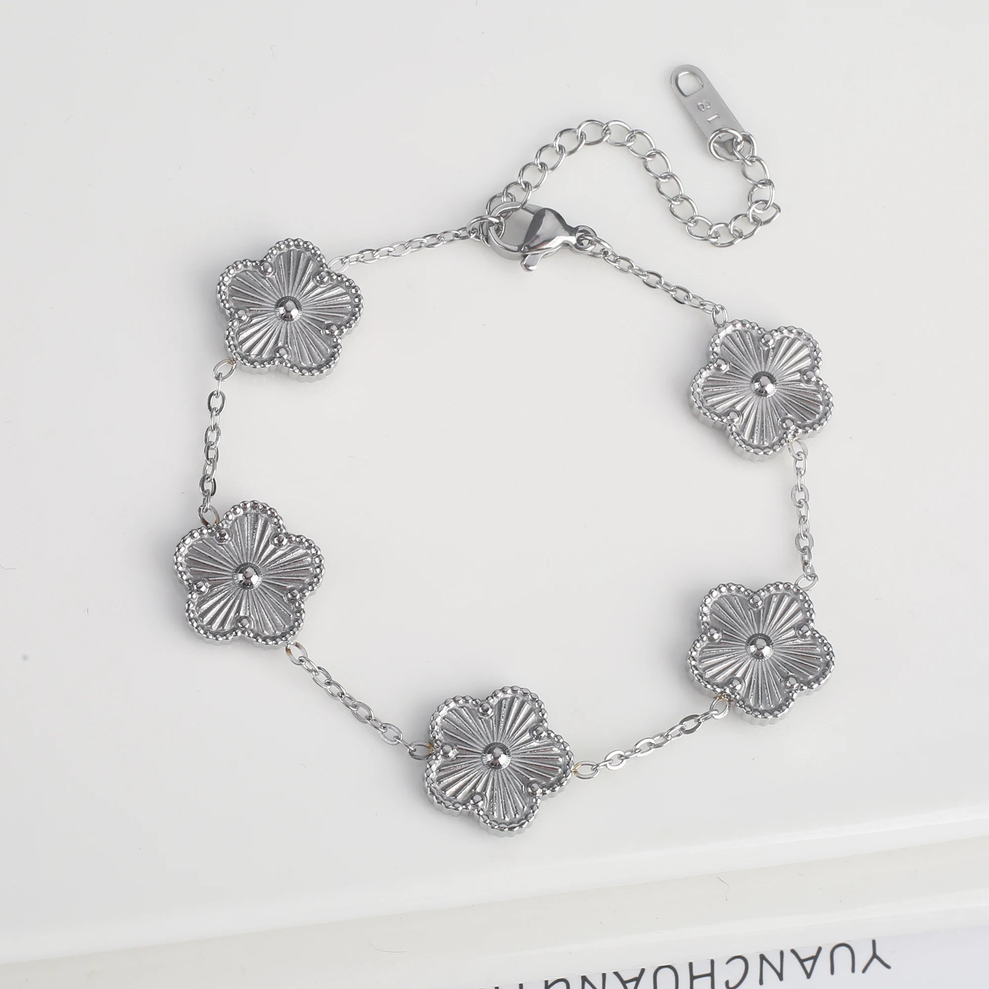 Five-Leaf Laser Petal Bracelet