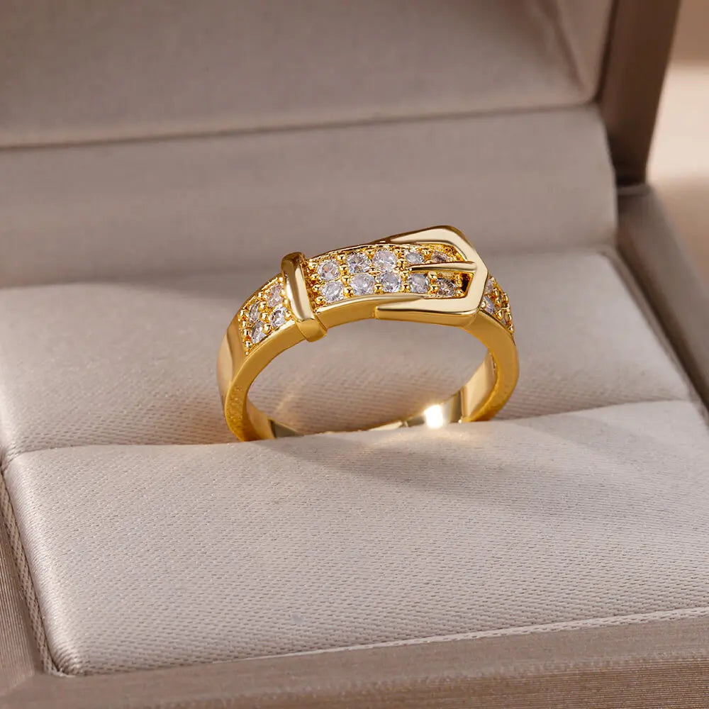 Radiance Adjustable Zircon Ring