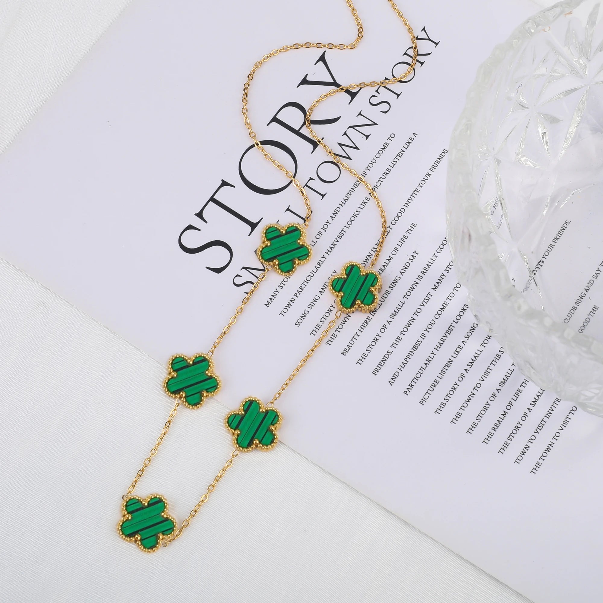 Five-Leaf Laser Petal Bracelet