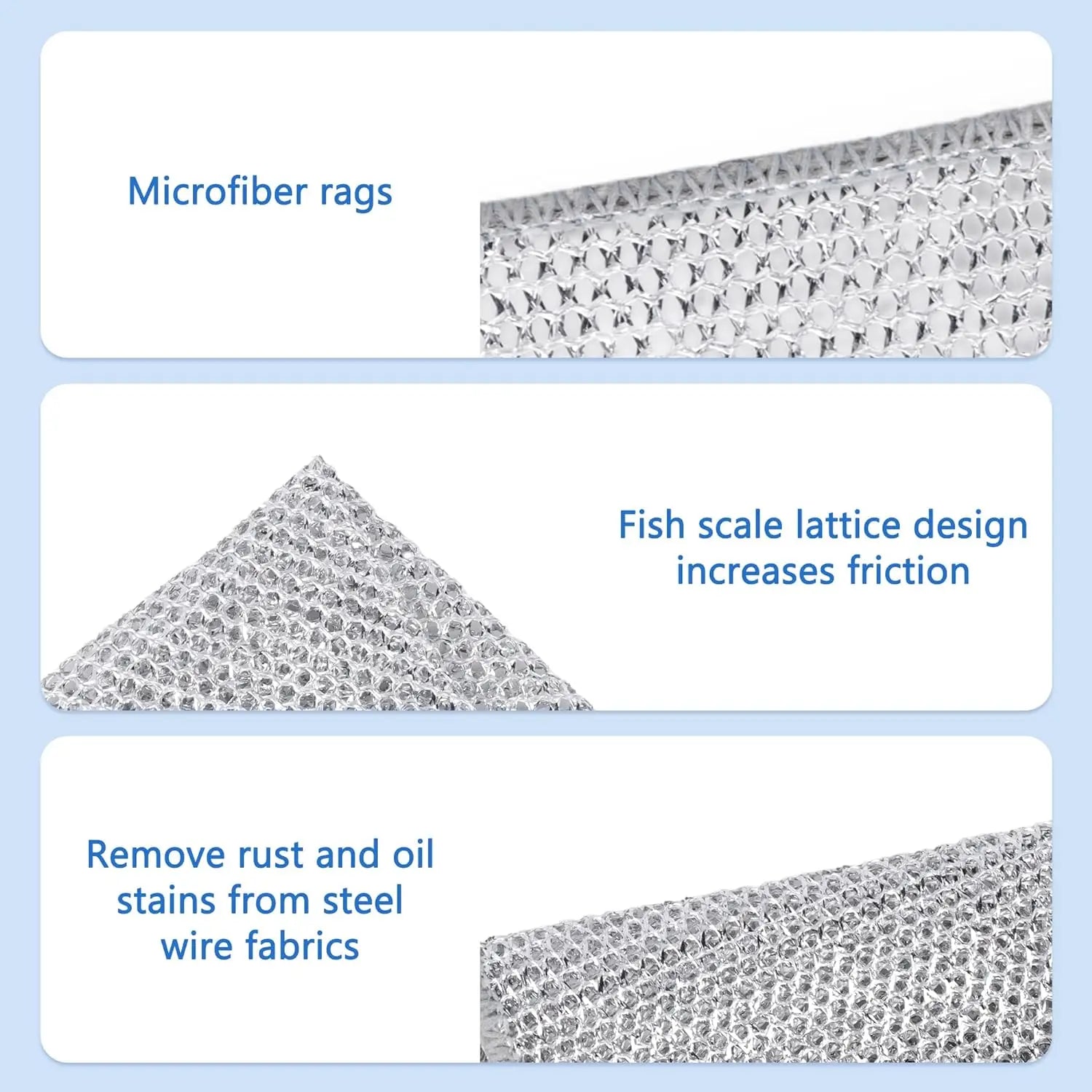 20PCS Wire Dishwashing Rags