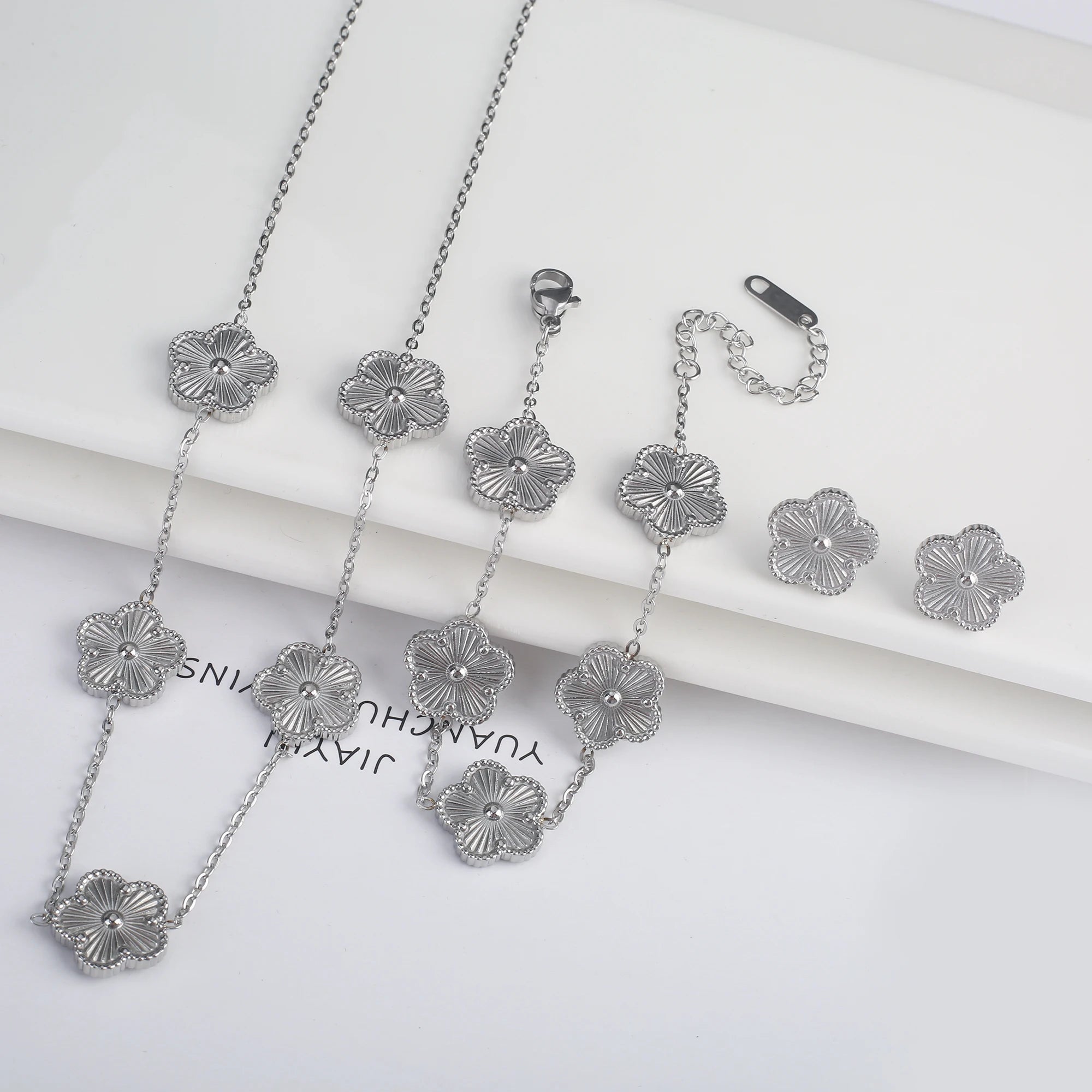 Five-Leaf Laser Petal Bracelet