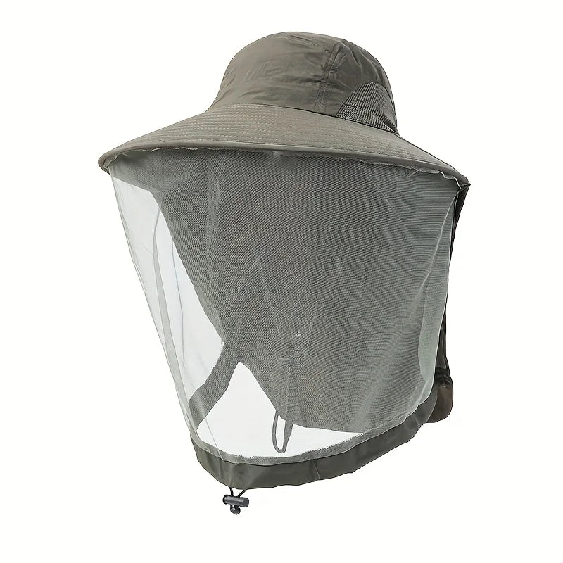 UV Protection Hat with Face Mask