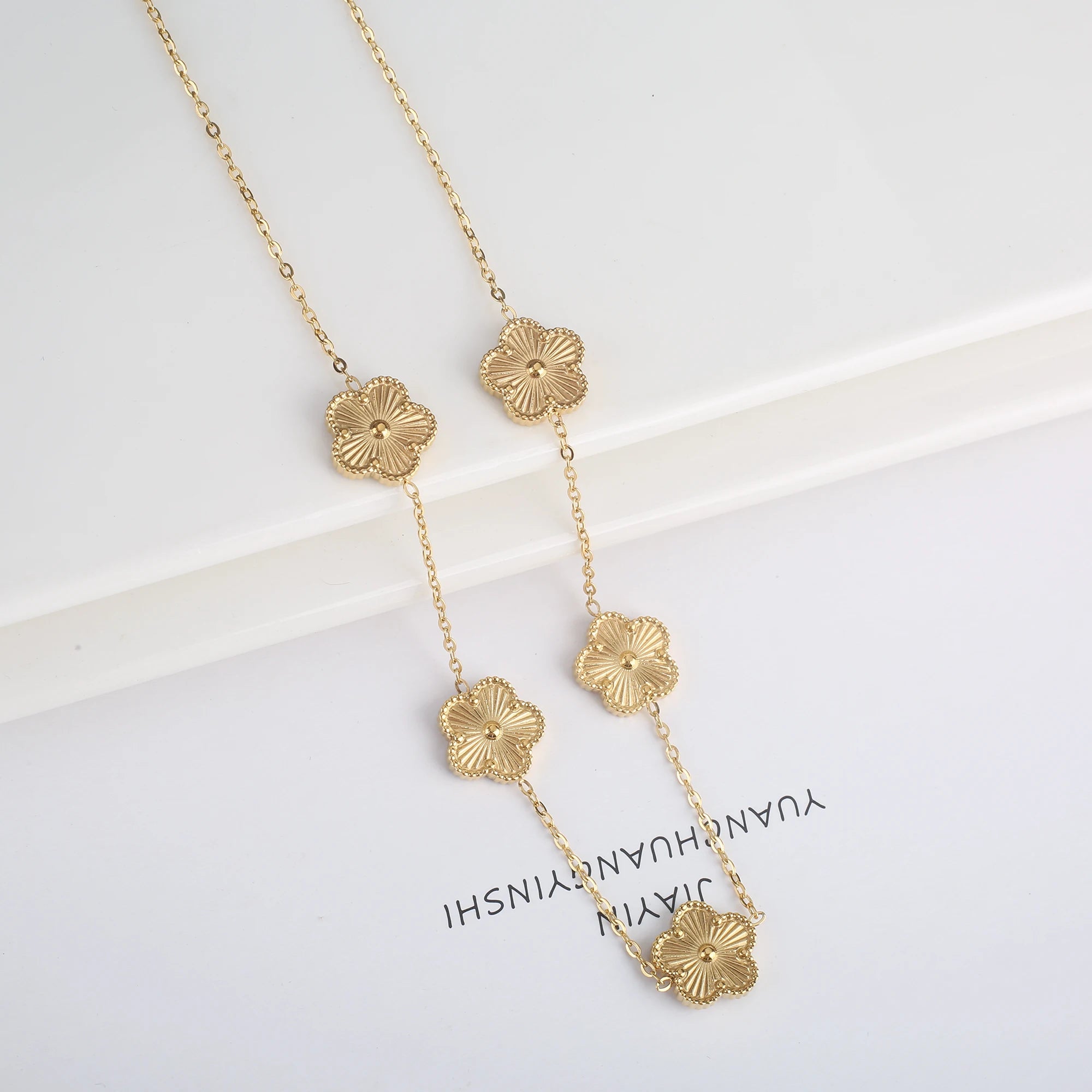 Five-Leaf Laser Petal Bracelet