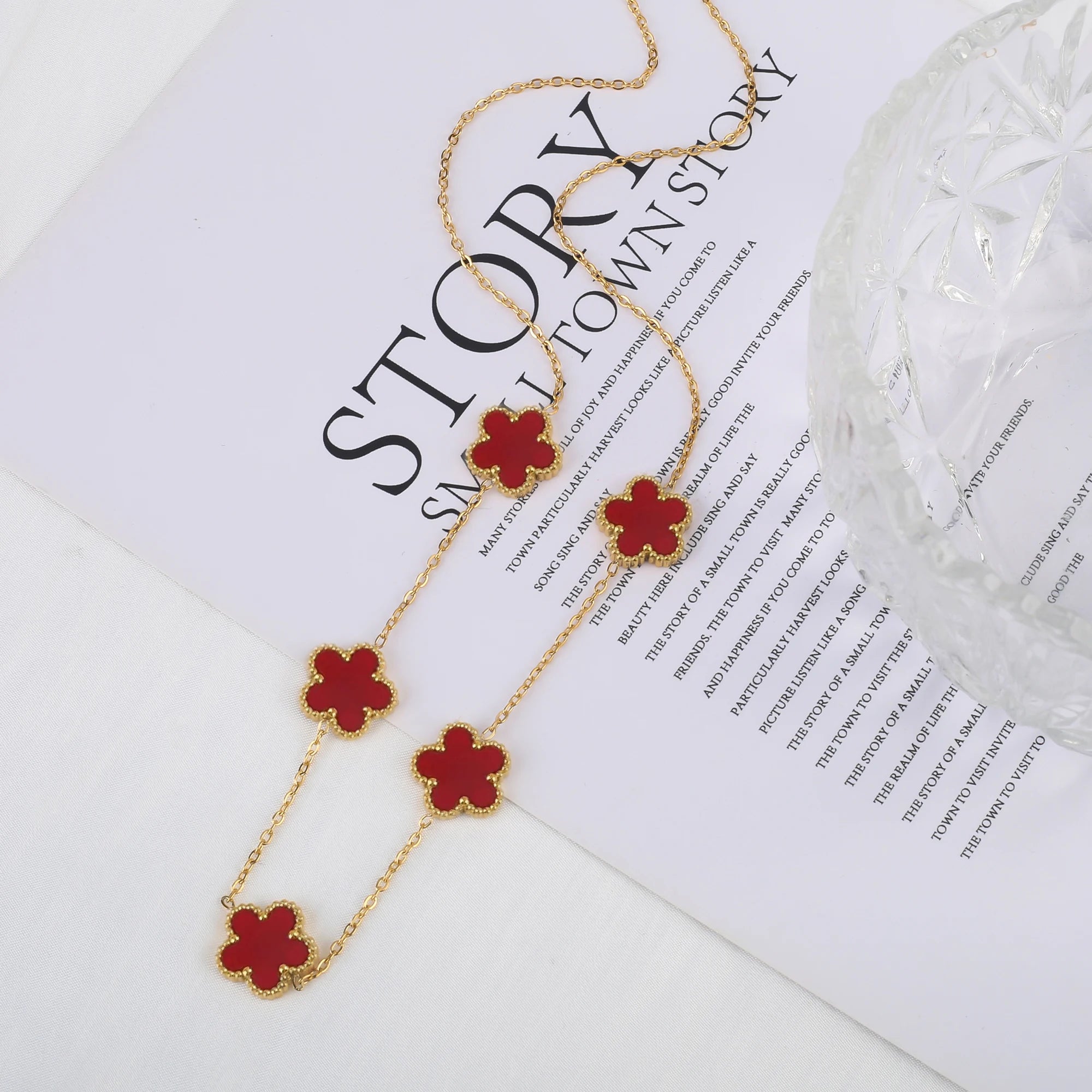 Five-Leaf Laser Petal Bracelet
