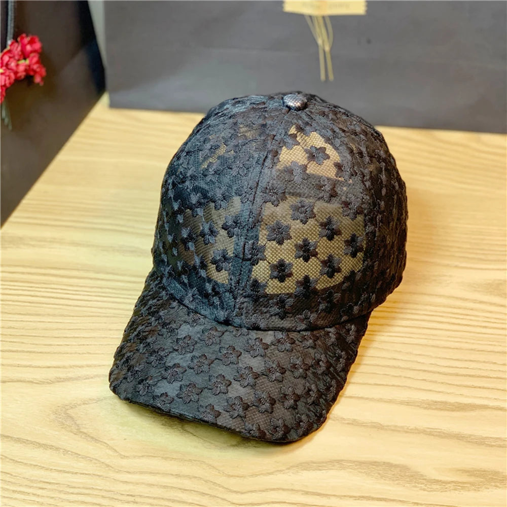 Women's Flower Fashionable Cap