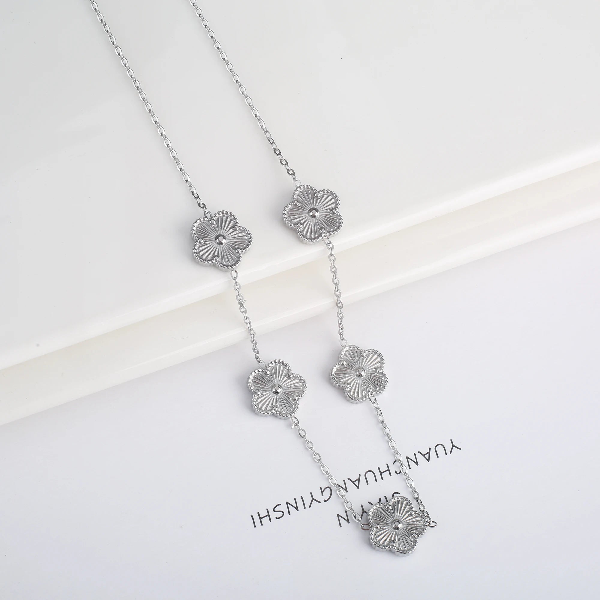 Five-Leaf Laser Petal Bracelet