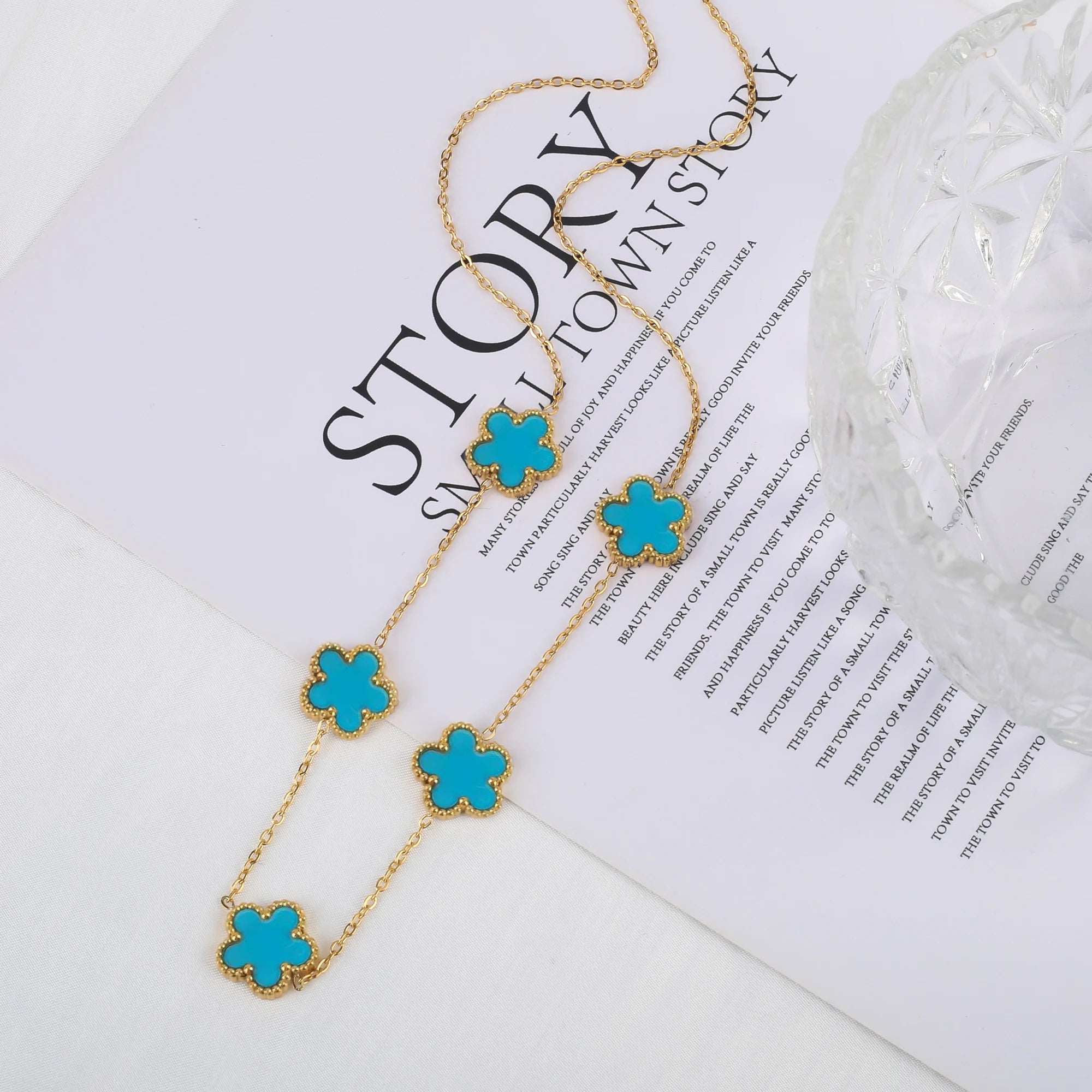 Five-Leaf Laser Petal Bracelet