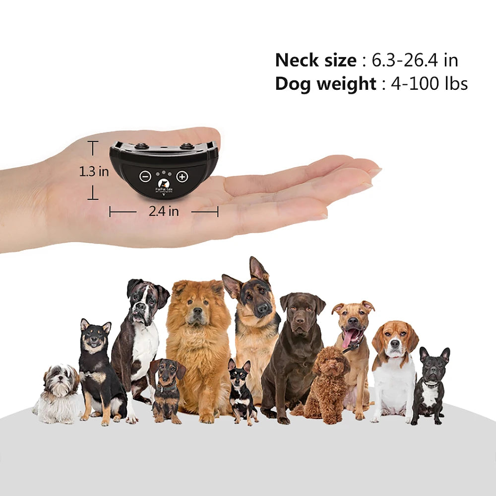 QuietPaw Pro – Rechargeable No-Shock Bark Collar