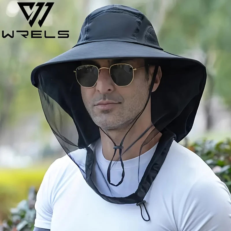 UV Protection Hat with Face Mask