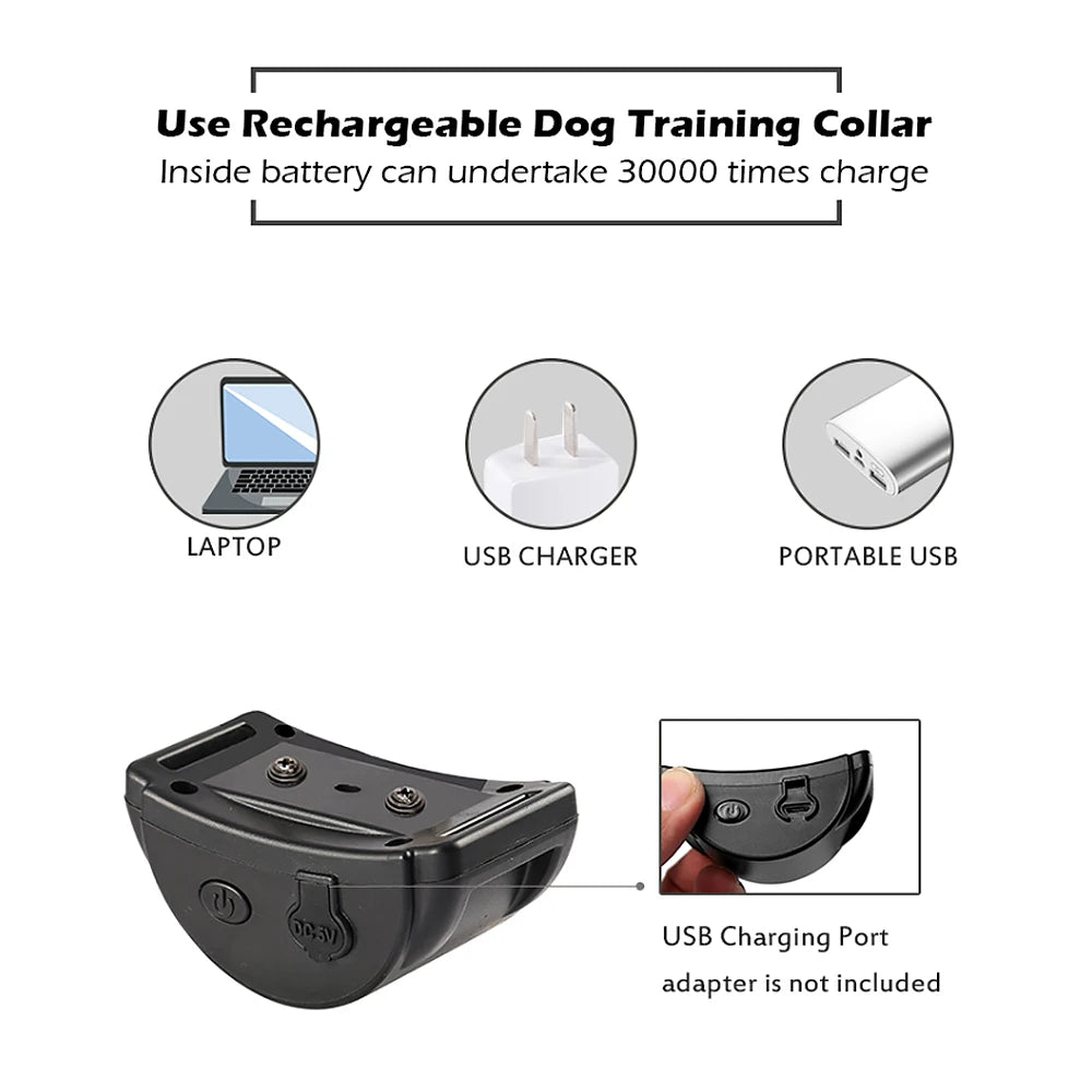 QuietPaw Pro – Rechargeable No-Shock Bark Collar