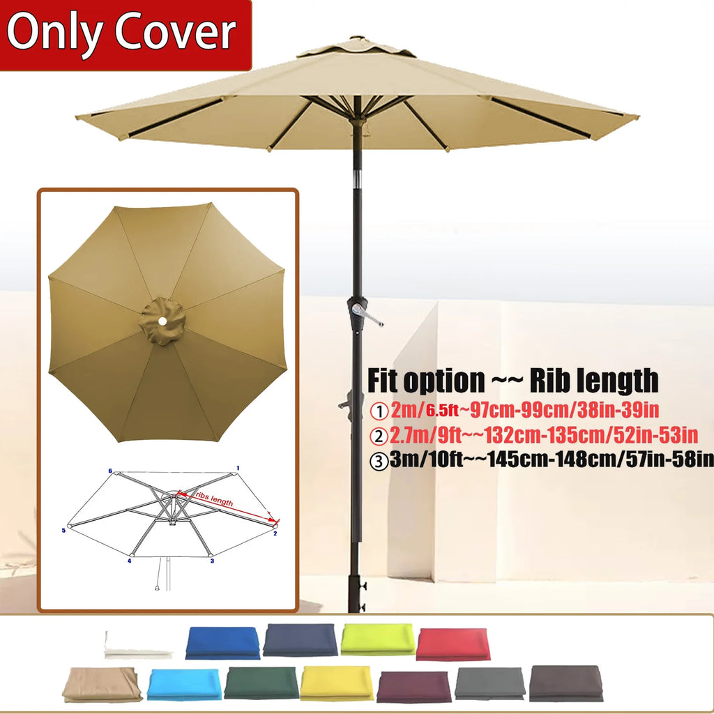 Green Replacement Umbrella  Waterproof