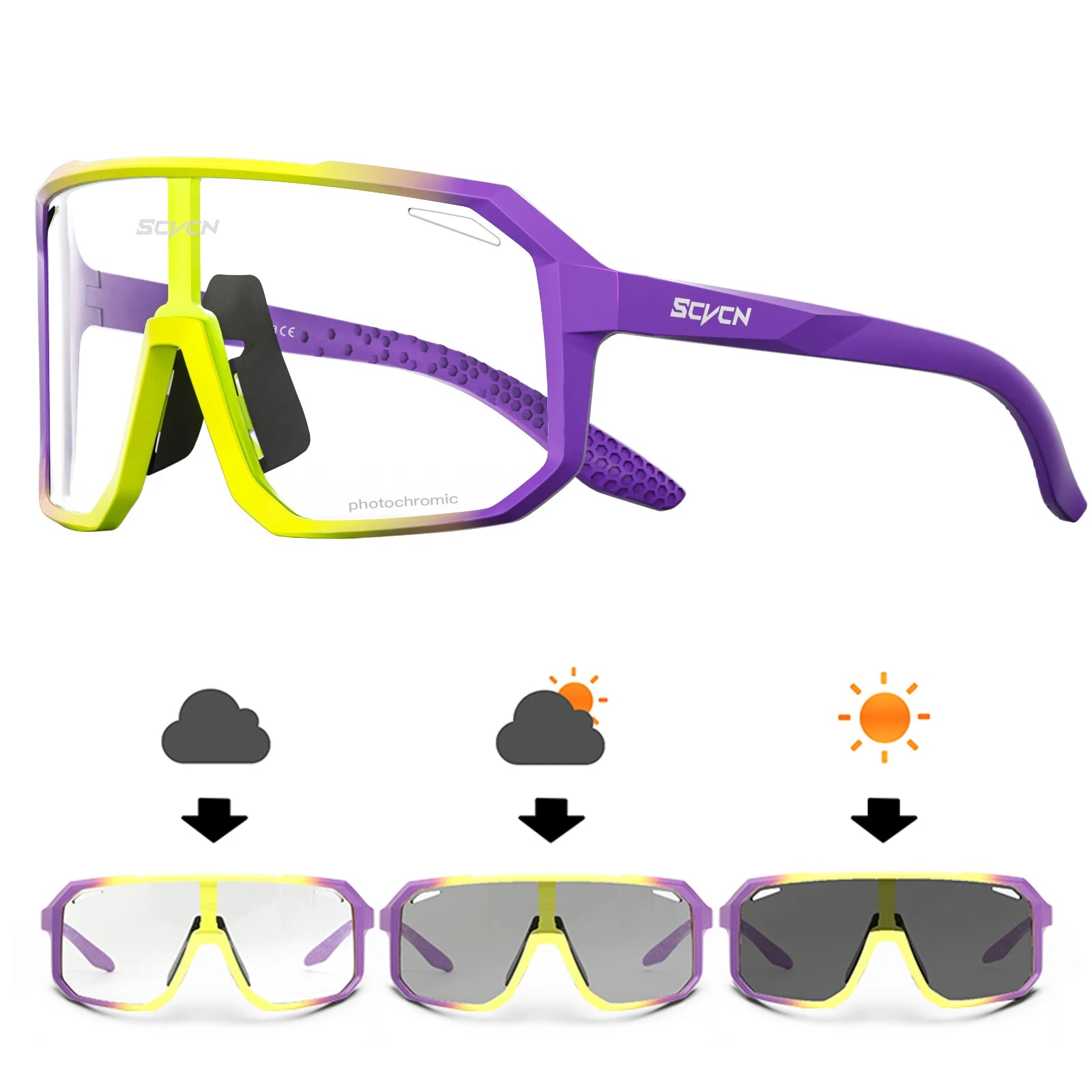 VeloVision Photochromic Cycling Glasses