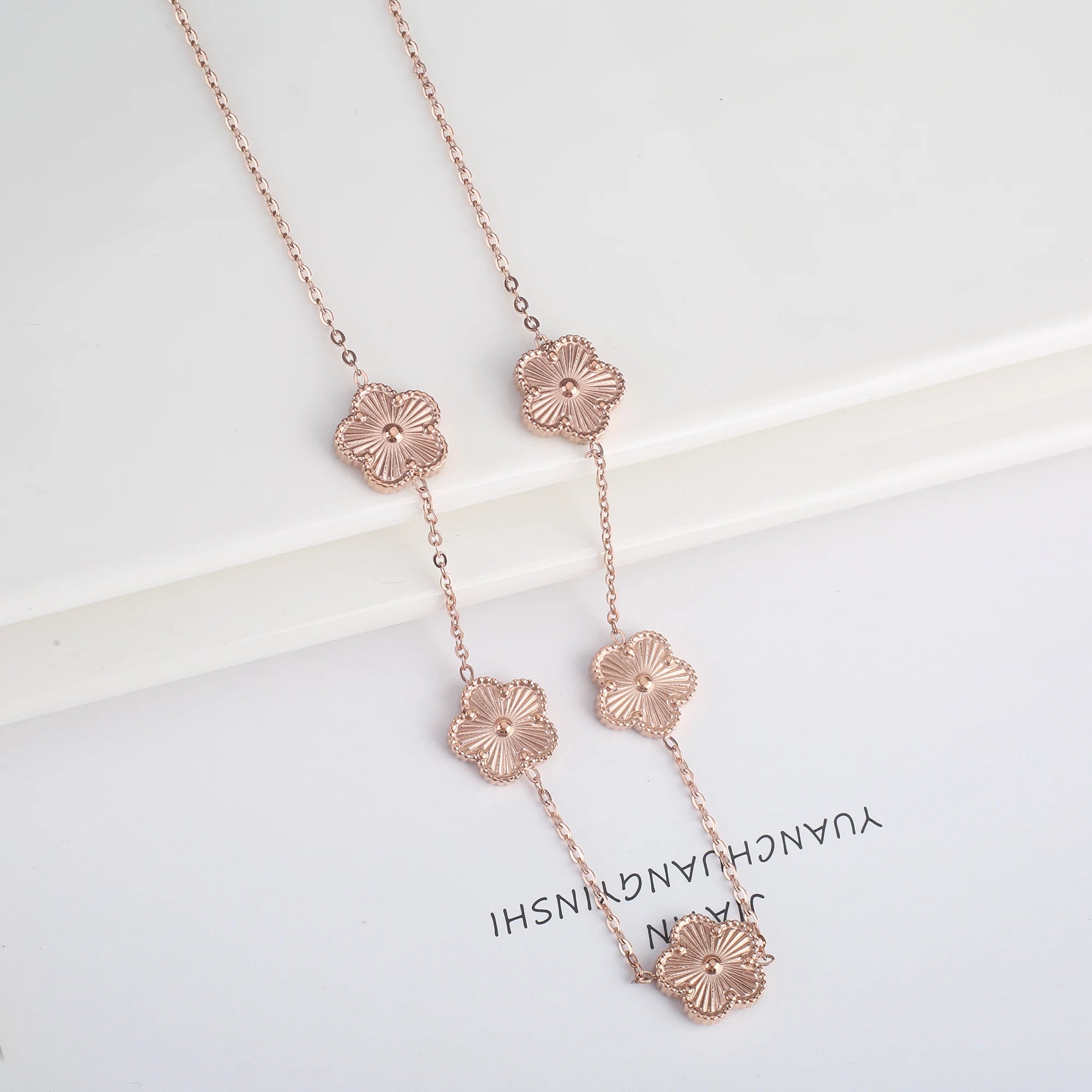 Five-Leaf Laser Petal Bracelet