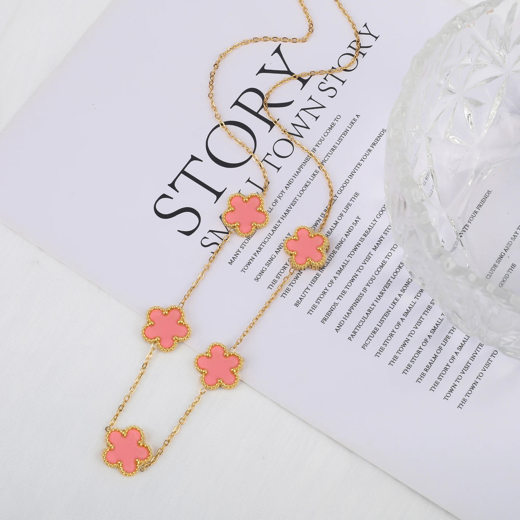 Five-Leaf Laser Petal Bracelet