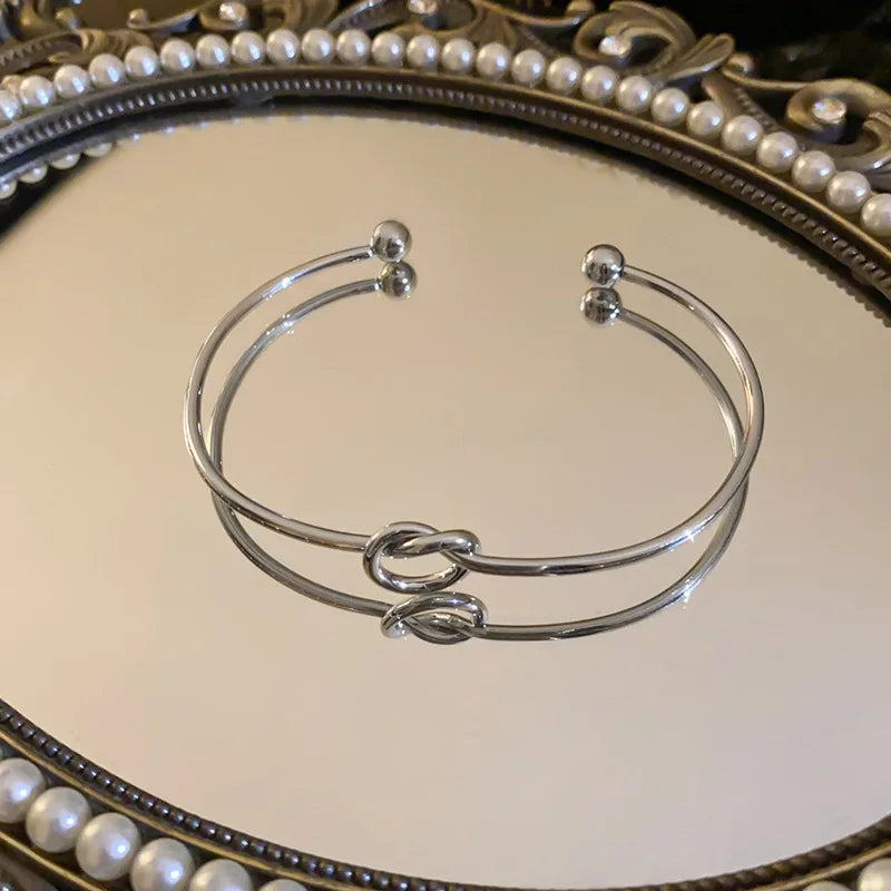 Shadow Weave Steel Bracelet