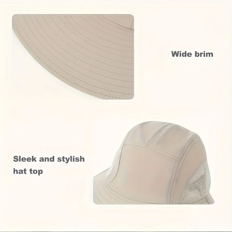 UV Protection Hat with Face Mask